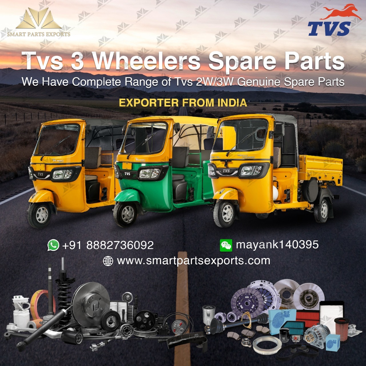 tvs 2.3 wheelers spare parts